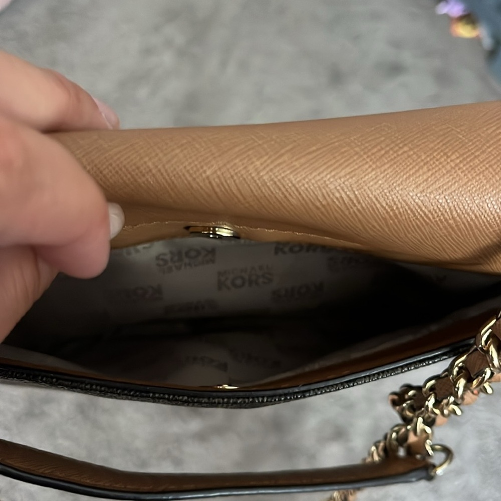 Michael Kors Brown and Black Shoulder Bag - Picture 16 of 16